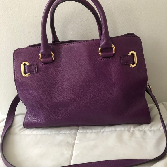 Michael Kors Purple Top handle 3 compartment tote - Picture 3 of 16